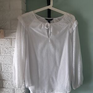 Simly Vera Vera Wang Elegant White Women's Top